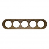 Рамка 5 местная, овал, дуб зеленый О15ДЗ Salvador