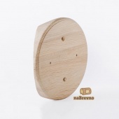 Накладка на бревно D240 мм. под распределительную коробку или светильник D145, дуб, KR4-240-D naBrevno