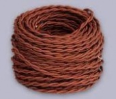 Витой провод ПВХ 2*0,75 (100м) коричневый, ПВО-Р 2х0,75 кор ГусевЪ