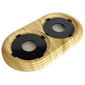 Рамка 2 местная, сосна, GE30702-11 МезонинЪ, серия Усадьба