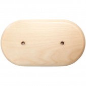 Подложка 2 местная Basic, овал, бук натуральный БС0012-80 Interior Electric