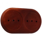 Подложка 2 местная ГР, дуб темный, Interior Electric