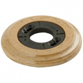 Рамка с пластиковой вставкой 1 местная, восьмерка, капучино, 25130 (KM) Lindas