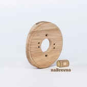 Одинарная накладка на бревно D300 мм., дуб, R1-300-D naBrevno, серия Ретро