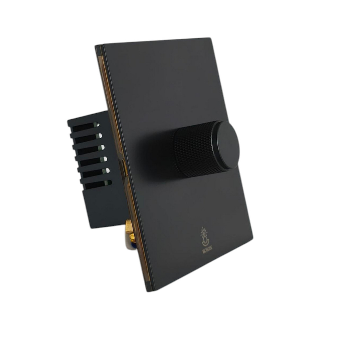 Дизайнерский выключатель диммер Aura Черный уголь, BAB1D Bonze Дизайнерский выключатель диммер Aura Черный уголь, BAB1D Bonze