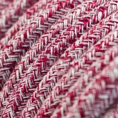 Ретро кабель электрический 2*0.75, красный твид, Cab.S83 Merlotti cavi