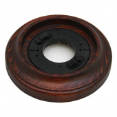 Рамка с пластиковой вставкой 1 местная, красное дерево, 25164 Lindas