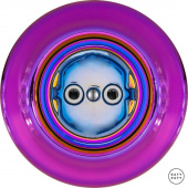 Ретро розетка электрическая без заземления, пурпурно-фиолетовый металлик PEVIGs Katy Paty