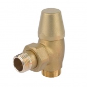 Ретро вентиль запорный угловой для радиатора 3/4" латунь V41420Т Сarlo Poletti
