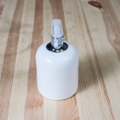 Патрон для ретро лампы M1 WHITE белый глянцевый Euro-lamp