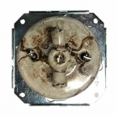 Ретро выключатель Colony одноклавишный, проходной, мрамор, G01-06 Retrika