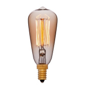 Ретро лампа накаливания ST48 F2, E27, прозрачная, 053-549 Sun Lumen