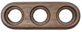 Рамка 3 местная, мореный дуб, BF1-630-9 BIRONI