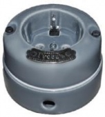 Розетка с заземлением, механизм Legrand, голубовато-серый, 13540И-80 (ГС) ГусевЪ