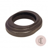 Рамка на бревно D240 мм. 1 местная, овал, венге НО11ВГ240 Salvador