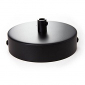 Потолочная база, круглая на 1, черный, 090-087 SUN-LUMEN