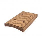 Накладка на бревно 260 мм. 2 местная, ясень в масле, ОММ2-260 DecoWood