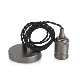 Лофт светильник подвесной #036 Черный глянцевый 056-670 SUN-LUMEN