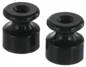 Кабельный изолятор черный, 888308, LK Studio Vintage, 5 шт. /упак.