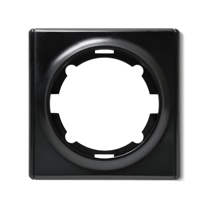 Дизайнерская рамка 1 местная, горизонтальная, черный, 2172828 OneKeyElectro