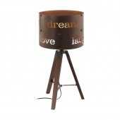 Лофт светильник настольный Coldingham, коричневый, 49792 Eglo