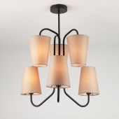 Подвесной светильник в стиле лофт Loretta 70060/6 черный ЕВРОСВЕТ