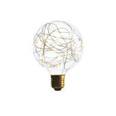 Ретро лампа светодиодная LED G95 Starry, E27, прозрачная, 057-066 Sun Lumen