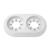 Рамка 2 местная Retro Design, белый, RE-RDRM2Wh Р-Электро