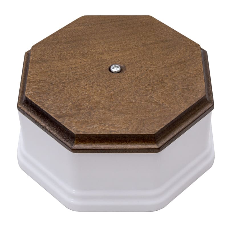 Распаечная коробка (фигурный), белый/ дуб коричневый, PL.BOX.2WT.DK Salvador