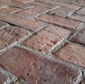 Лофт плитка для полов (элемент постелька) ПСКП02 Cegla из старинного кирпича