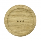 Рамка для распределительной коробки 1 местная, восьмерка, дуб неокрашенный О41НК Salvador