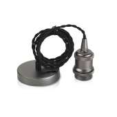 Лофт светильник подвесной с кольцом #003, черный матовый, 056-595 SUN-LUMEN