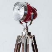 Мото-торшер, регулируемая высота 100-180 см., HighWayStar Red Vstileretro