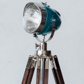 Мото-торшер, регулируемая высота 100-180 см., HighWayStar RoverBlu Vstileretro