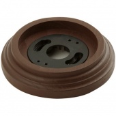 Рамка 1 местная, овал, коричневый 408-202К Sun-Lumen