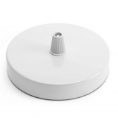 Потолочная база, круглая на 1, белый матовый, 058-711 Sun Lumen