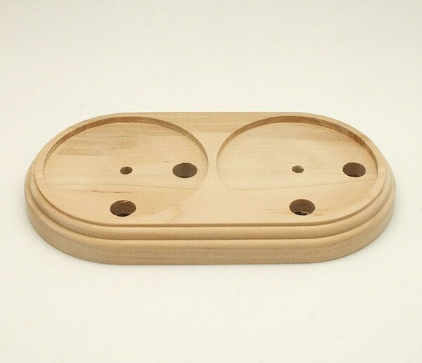 Подложка 2 местная, овал, "натурал" PE2NAT VINTAGE-BRASS Подложка 2 местная, овал, "натурал" PE2NAT VINTAGE-BRASS