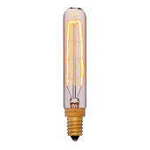 Ретро лампа накаливания T20 F7, E14, золотая, 054-188 Sun Lumen