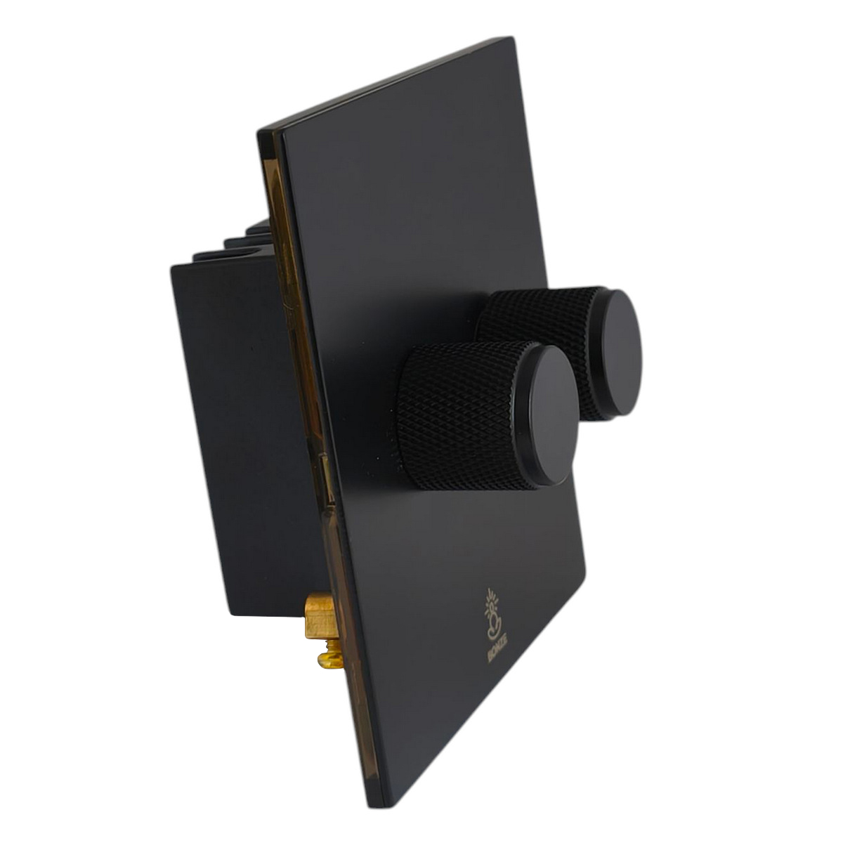 Дизайнерский выключатель диммер Aura Черный уголь, BAB2D Bonze Дизайнерский выключатель диммер Aura Черный уголь, BAB2D Bonze