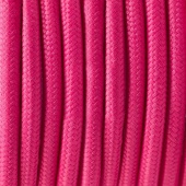 Ретро кабель электрический 2*0.75, розовый фуксия, Cab.M08 Merlotti cavi