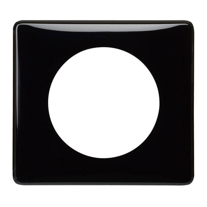 Дизайнерская рамка 1 местная, черный глянец, 066681 Legrand, серия Celiane