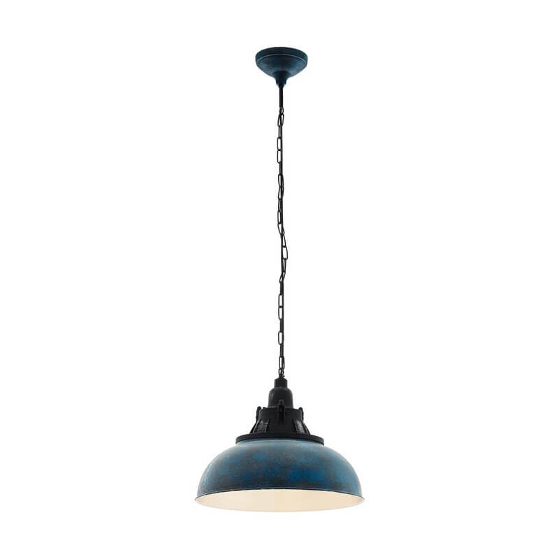 Лофт светильник подвесной Grantham 1, синий, 49753 Eglo