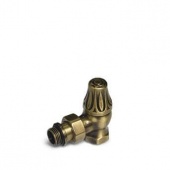 Ретро клапан запорный угловой для радиатора 1/2" бронза 0341-1500Z000 S.R.Rubinetterie