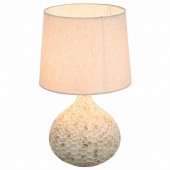 Лофт светильник настольный Soputan, белый, 21656 Globo