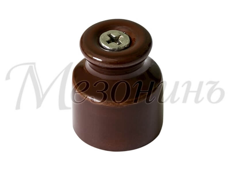 Кабельный изолятор коричневый GE70020-04 ТМ МезонинЪ