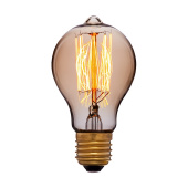 Ретро лампа накаливания A60 F2, E27, золотая, 051-873 Sun Lumen