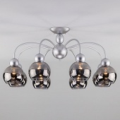 Люстра в стиле лофт Fabia, 30148/8 серебро ЕВРОСВЕТ