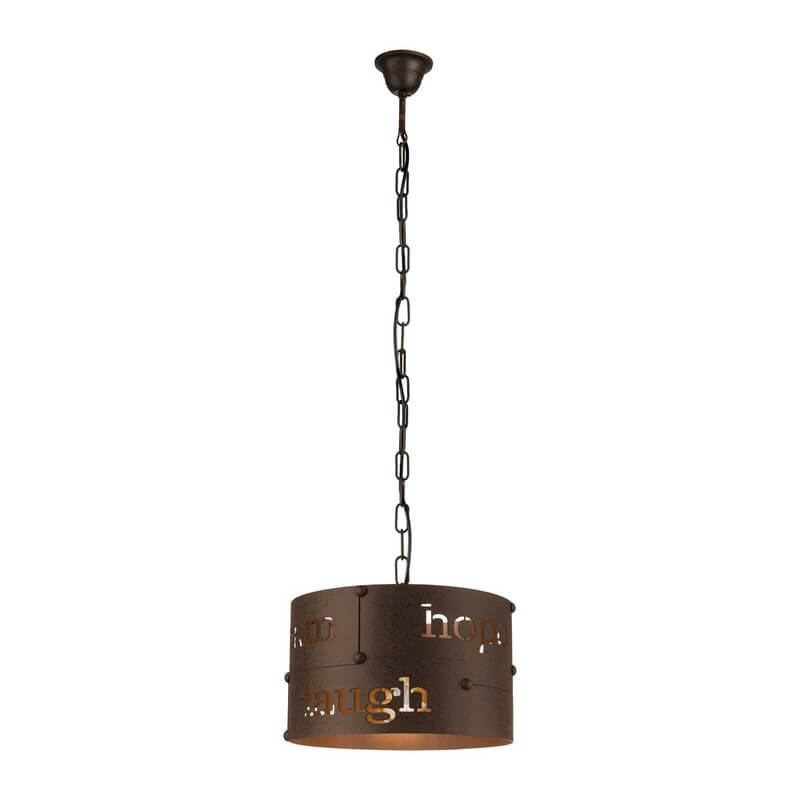 Лофт светильник подвесной Coldingham, коричневый, 49734 Eglo