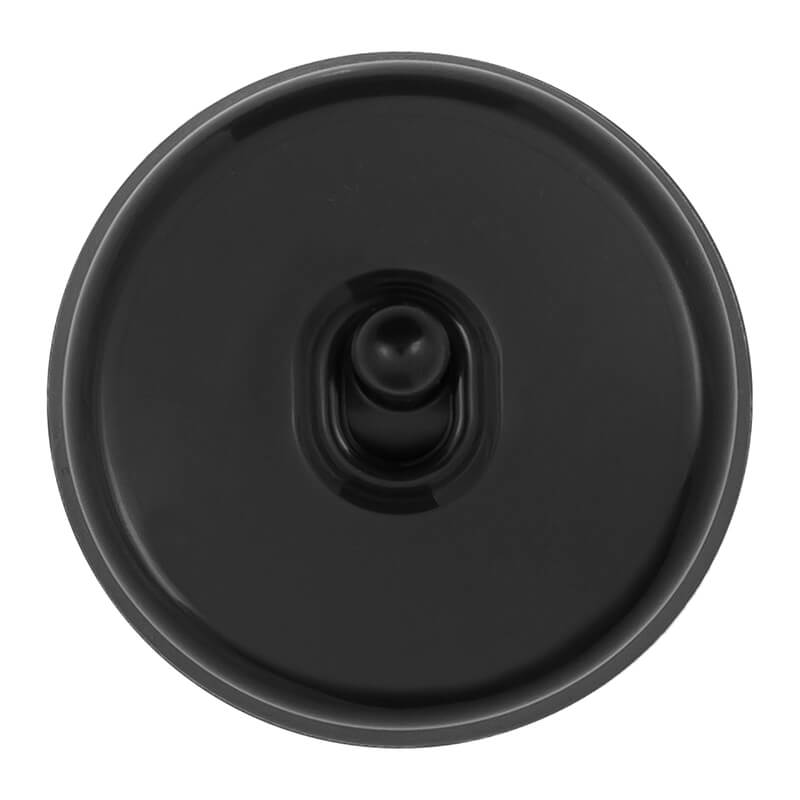 Ретро выключатель тумблерный, черный, B1-233-23 BIRONI, перекрестный