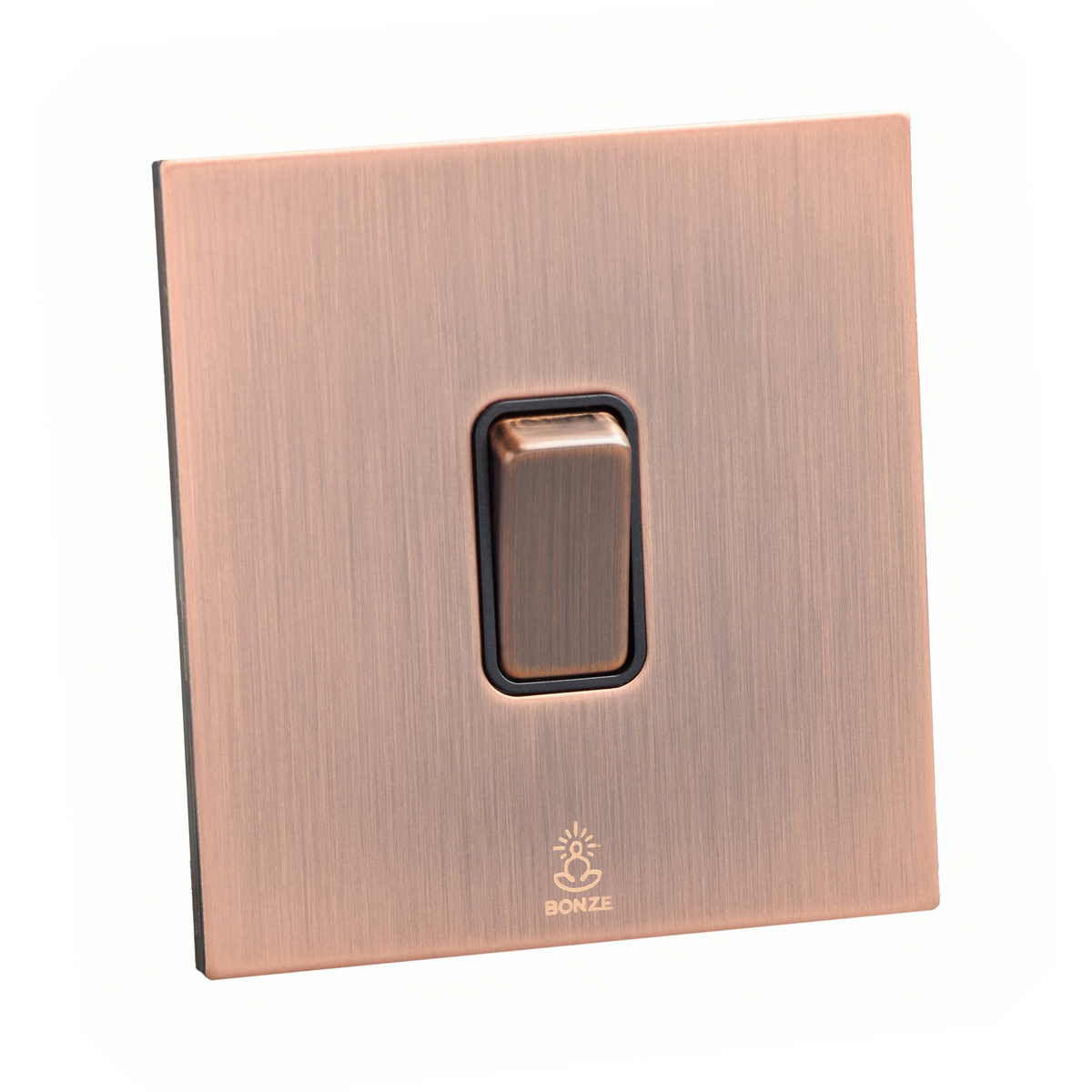 Дизайнерский выключатель / звонок Aura Медь браш, BACDBB Bonze Дизайнерский выключатель / звонок Aura Медь браш, BACDBB Bonze